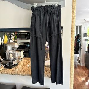 Free People Sky Rider Pants in (washed) Black
